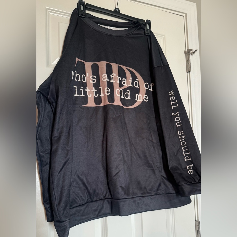 TTPD Crew Neck sweatshirt- Taylor Swift Merch.